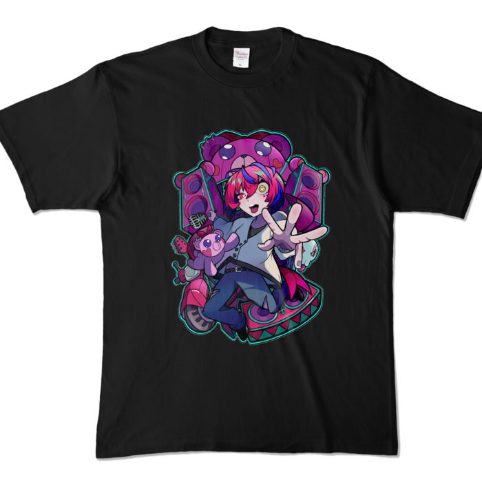 カラーTシャツ - XL - ブラック (濃色)