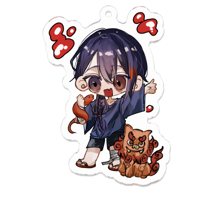 アクリルキーホルダー - 70 x 70 (mm)