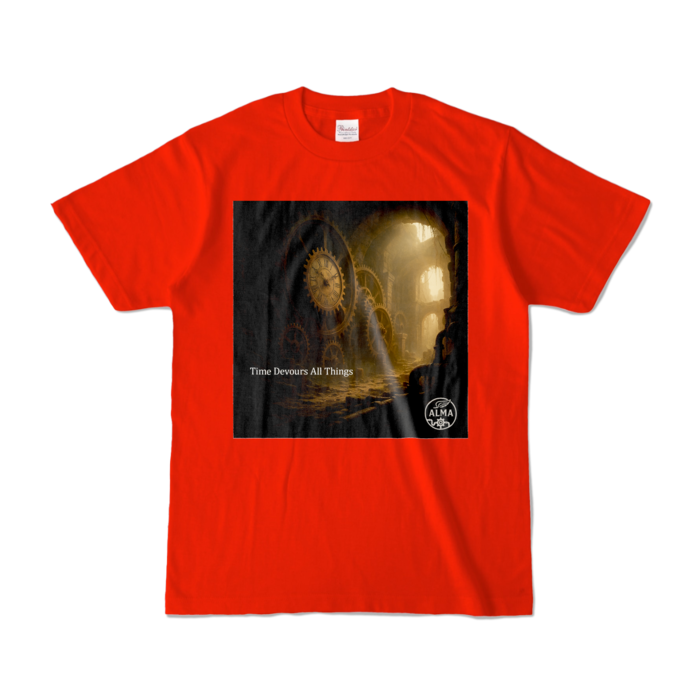 カラーTシャツ - S - レッド (濃色)