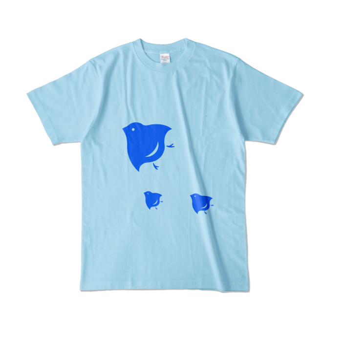 カラーTシャツ - L - ライトブルー (淡色)