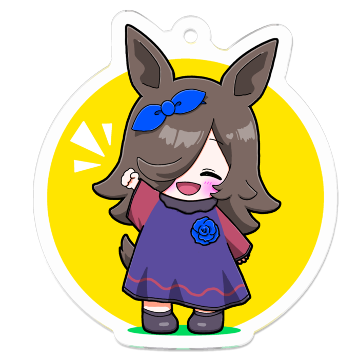 アクリルキーホルダー - 50 x 50 (mm)