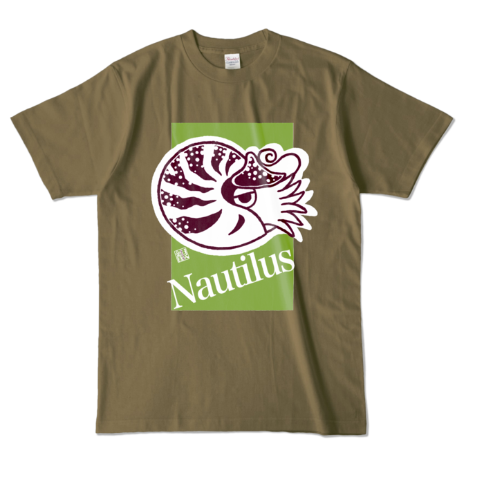 カラーTシャツ - L - オリーブ (濃色)