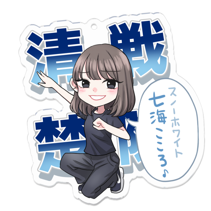 アクリルキーホルダー - 70 x 70 (mm)