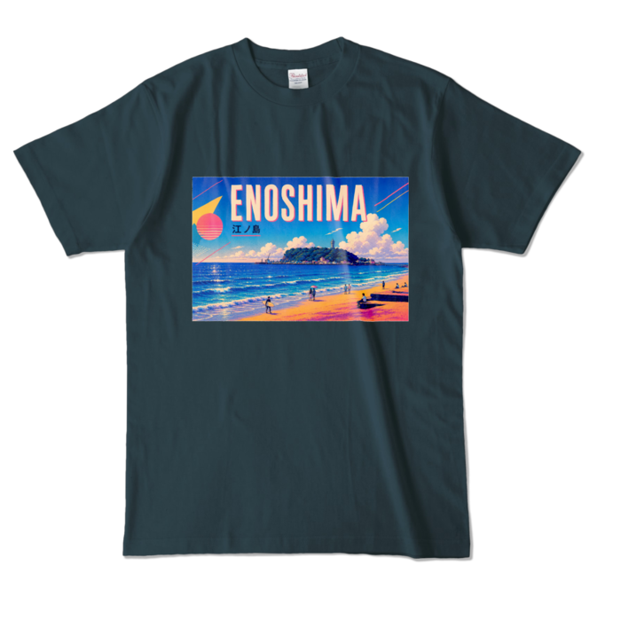 カラーTシャツ - L - デニム (濃色)