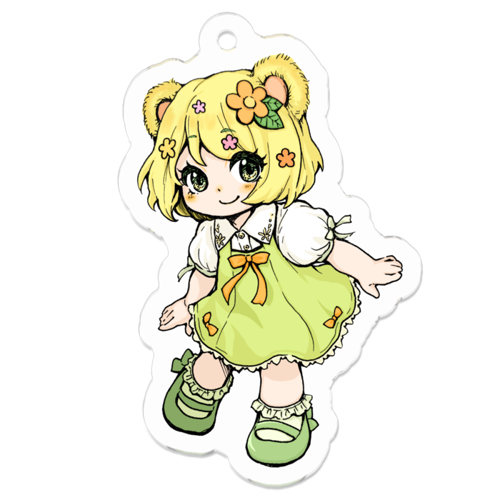 アクリルキーホルダー - 50 x 50 (mm)