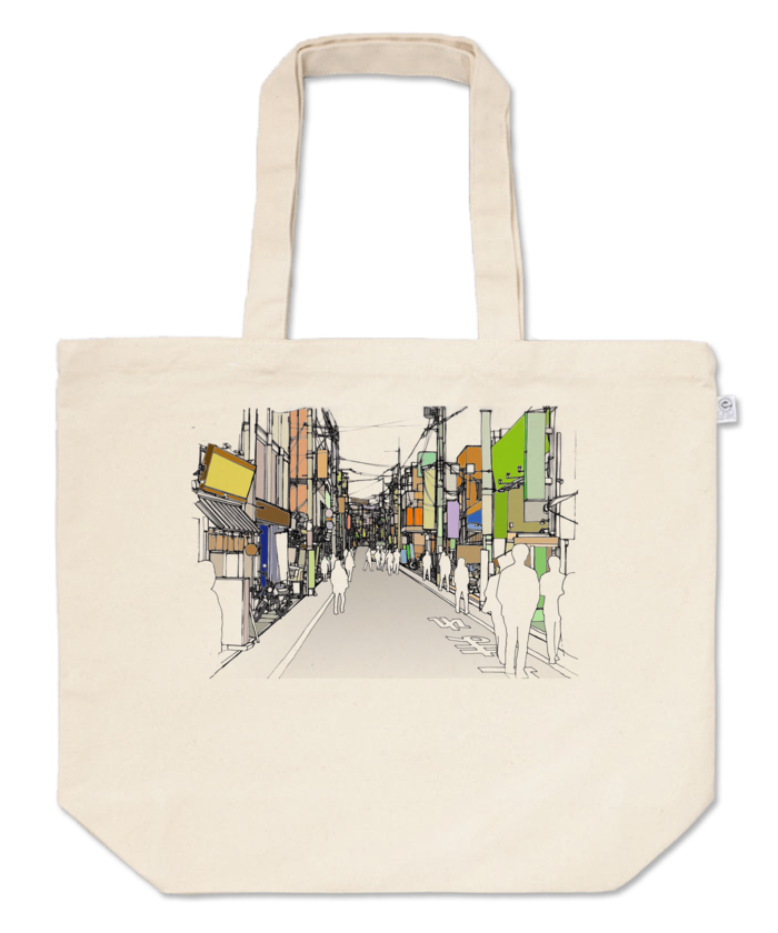 トートバッグ - L - プリント面積中