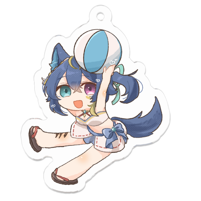 アクリルキーホルダー - 50 x 50 (mm)