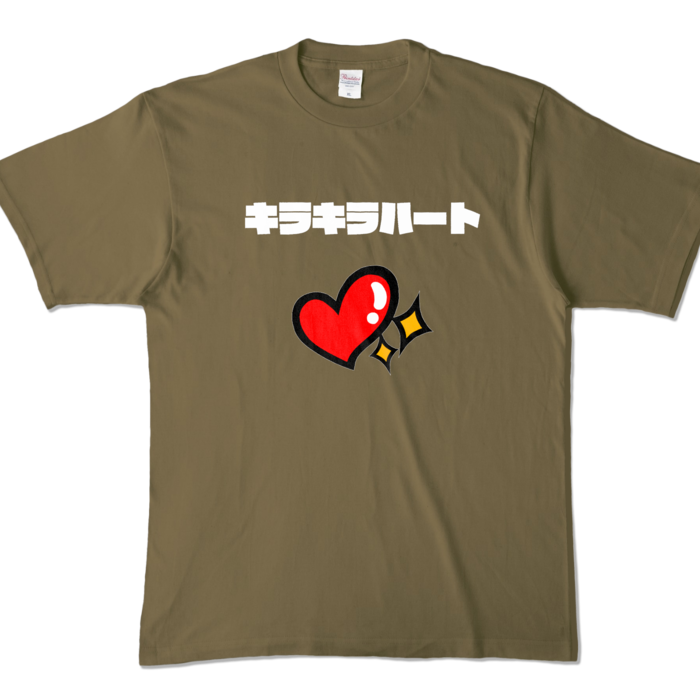 カラーTシャツ - XL - オリーブ (濃色)