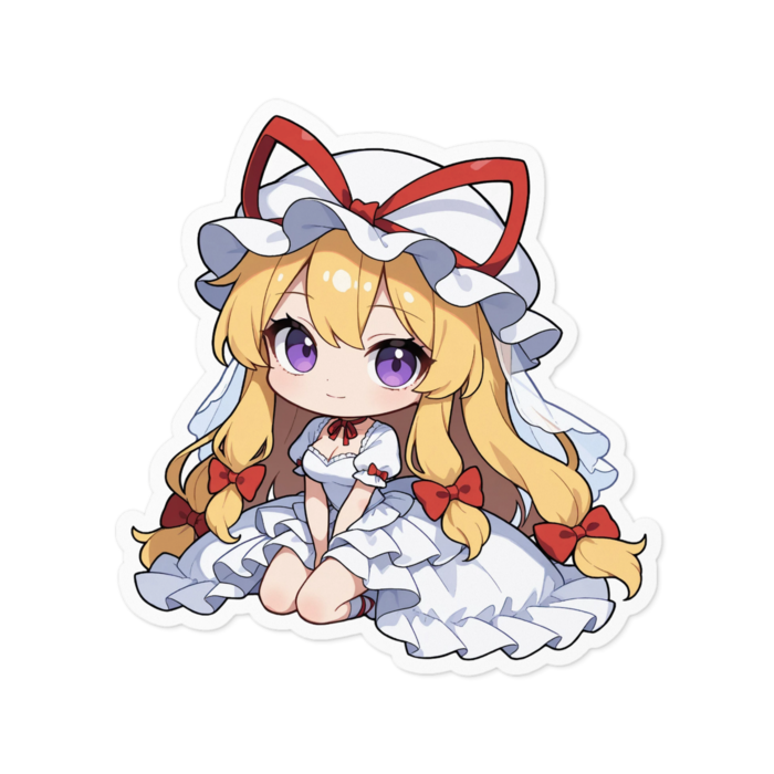 ステッカー - 100 x 100 (mm)(キャラのみ)