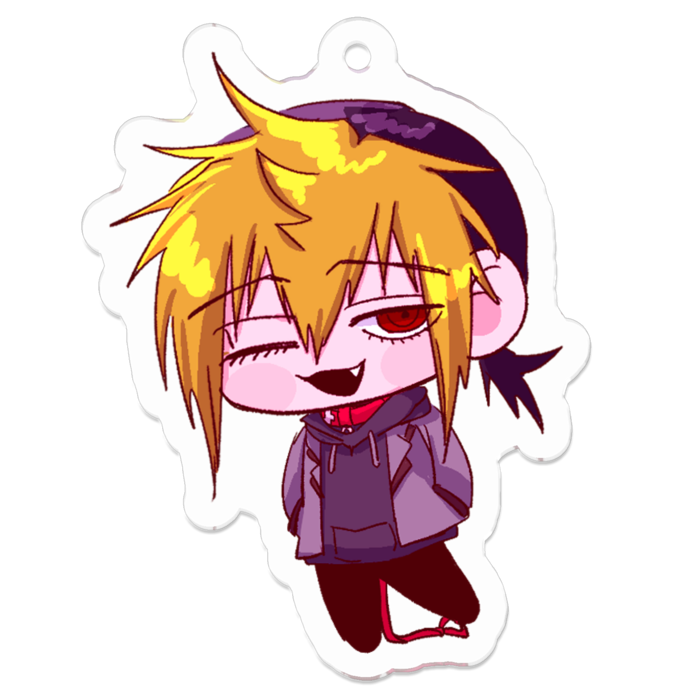 アクリルキーホルダー（コーティング） - 50 x 50 (mm)