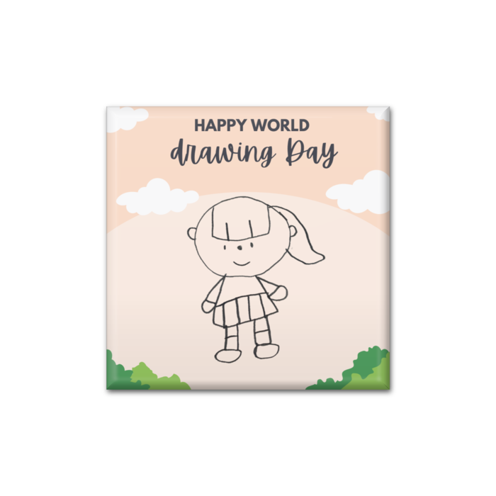 缶バッジ - 四角形40mm