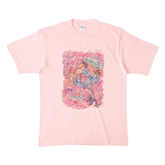 カラーTシャツ(淡色) - XL - ライトピンク