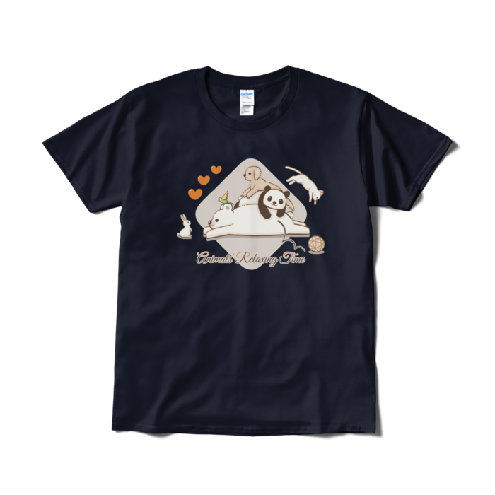 Tシャツ短納期　紺色　L