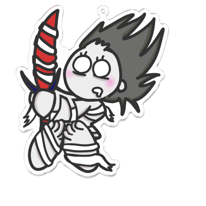 アクリルキーホルダー - 100 x 100 (mm)