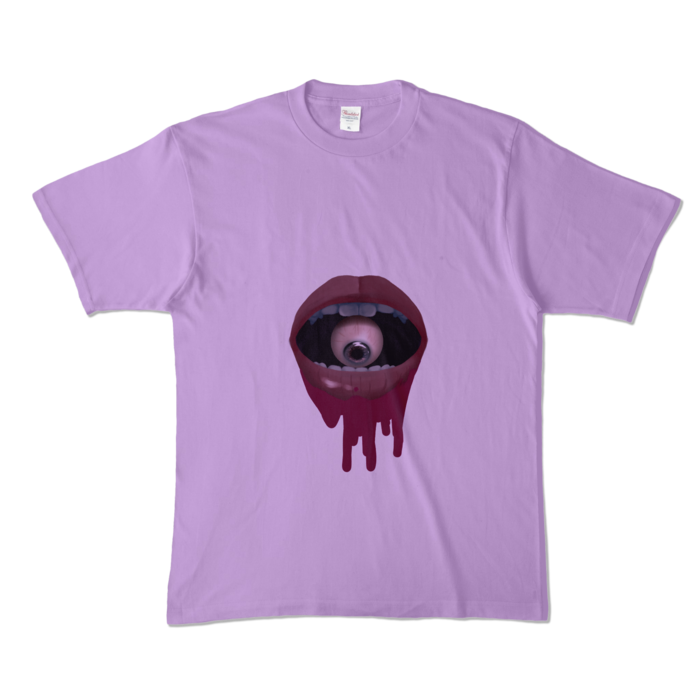 カラーTシャツ - XL - ライトパープル (淡色)(1)