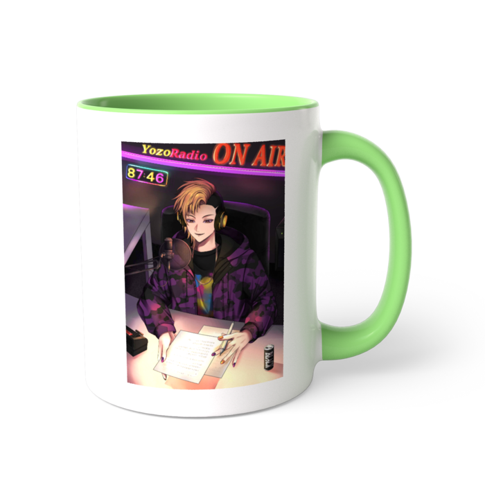 ツートンカラーマグカップ - 直径 8.2cm / 高さ 9.5cm