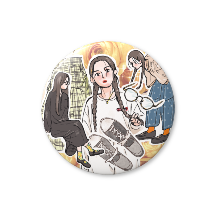 缶バッジ44mm(ファッション)