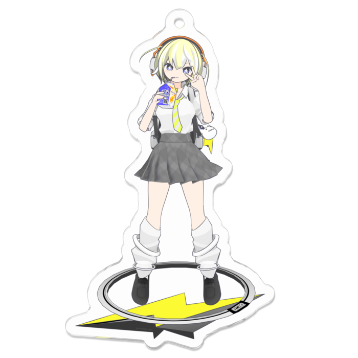 アクリルキーホルダー（コーティング） - 70 x 70 (mm)