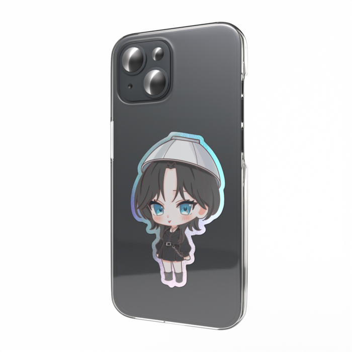 オーロラスマホステッカー - 縦