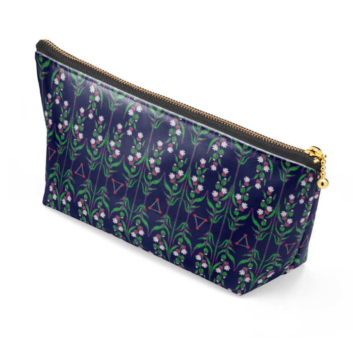 ポーチ - 長さ21.5cm / 高さ10cm - ブラック