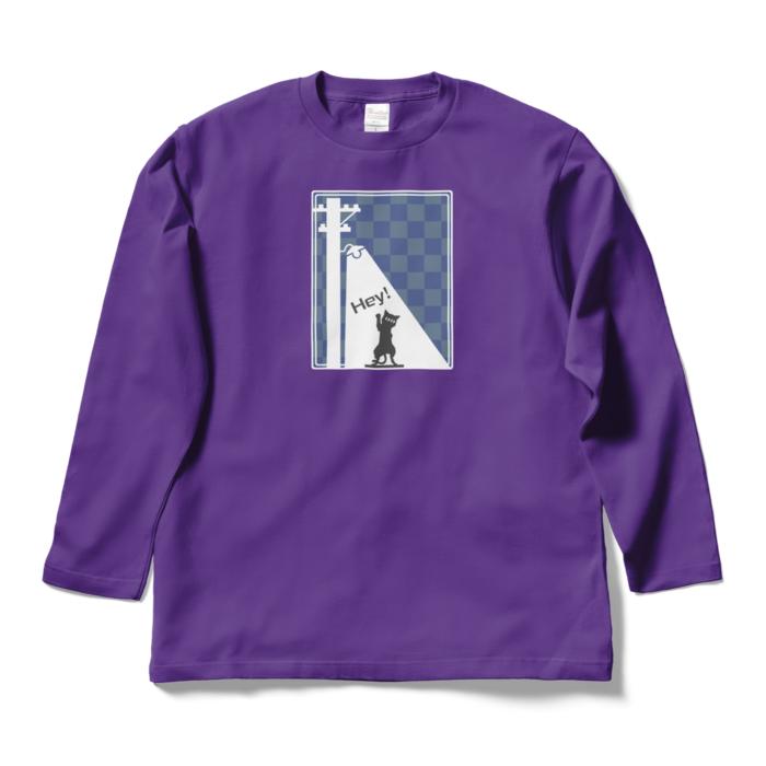 ロングスリーブTシャツ - L - パープル