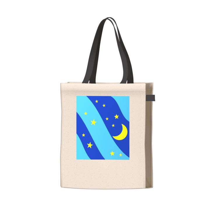ツートンカラーバッグ - ブラック - W34 × H41 × D14cm