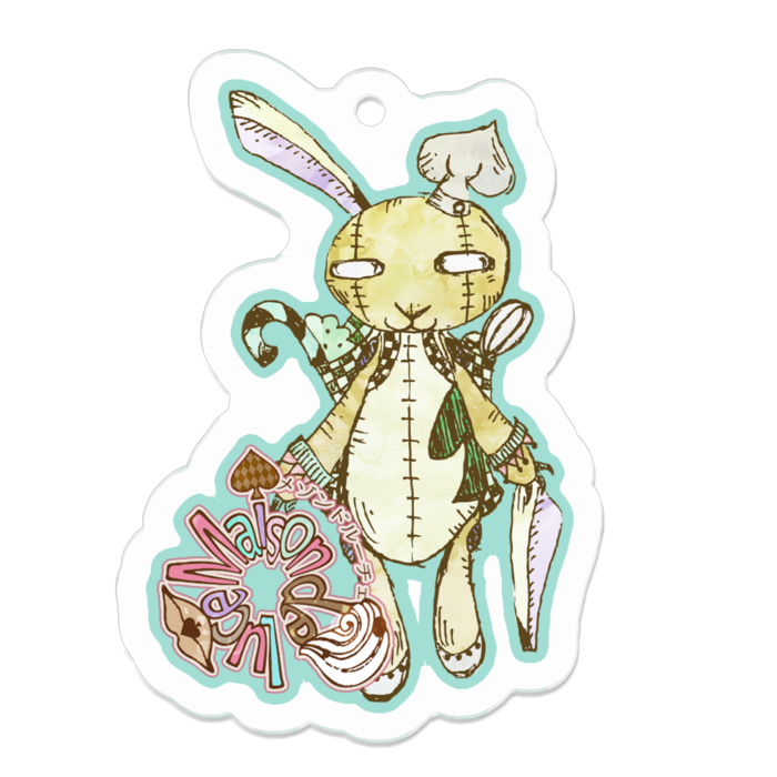 アクリルキーホルダー - 50 x 50 (mm)