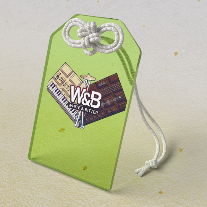 アクリルお守り ライトグリーン