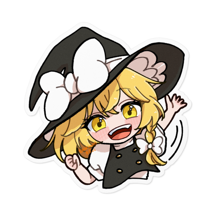 ステッカー - 100 x 100 (mm)