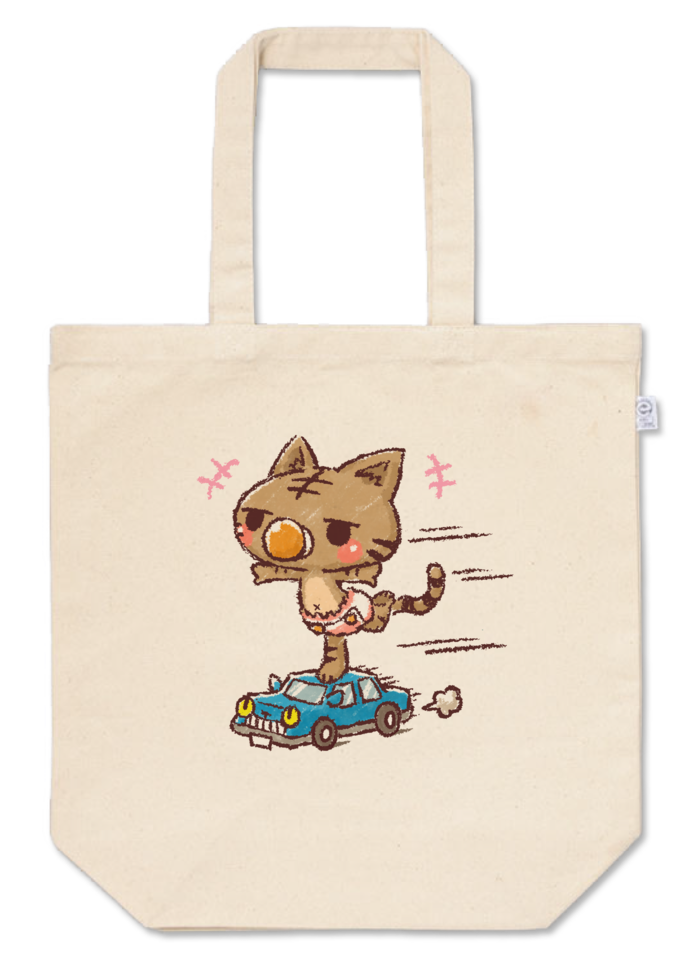 トートバッグ - M - プリント面積中 - ナチュラル