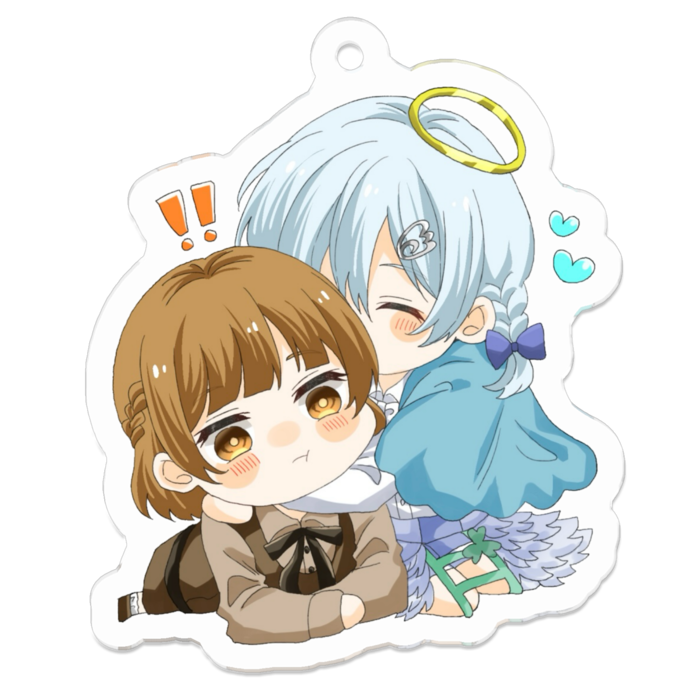 アクリルキーホルダー - 50 x 50 (mm)