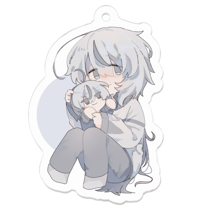 アクリルキーホルダー - 50 x 50 (mm)