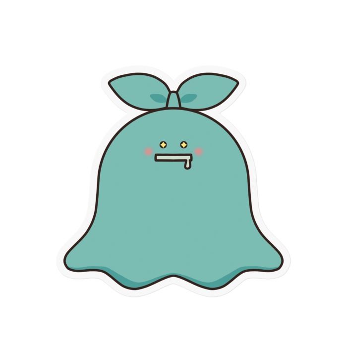 ステッカー クリア - 100 x 100 (mm)