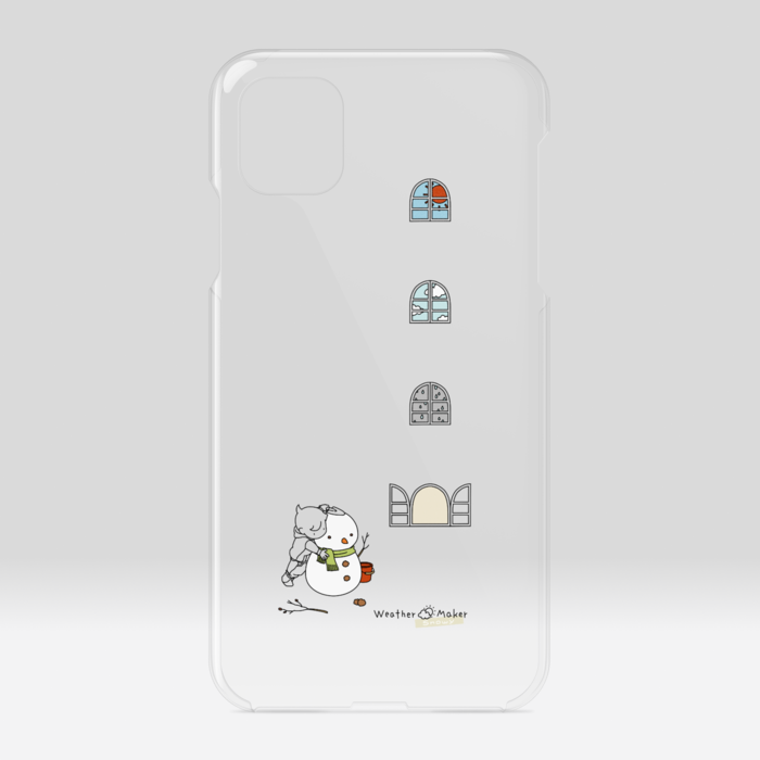 snowy クリアiPhoneケース - iPhone11