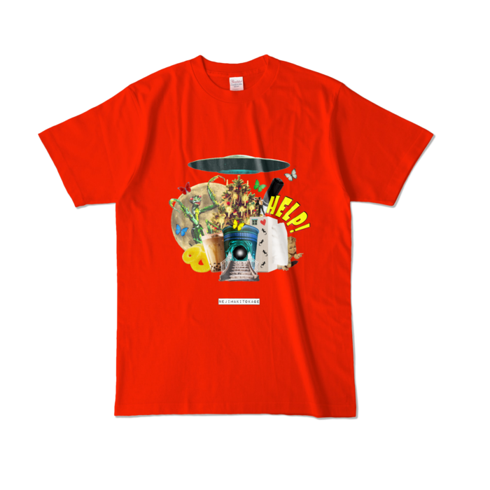 カラーTシャツ - L - レッド (濃色)