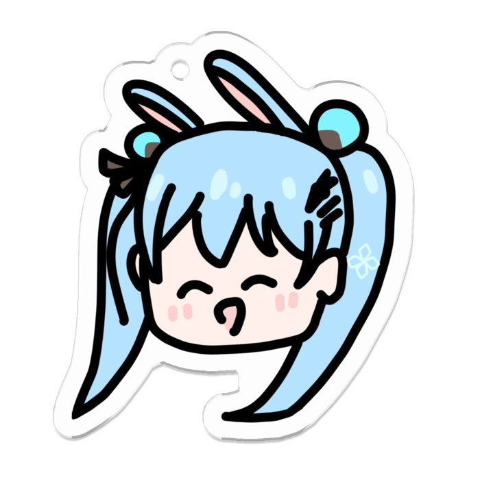 アクリルキーホルダー - 50 x 50 (mm)