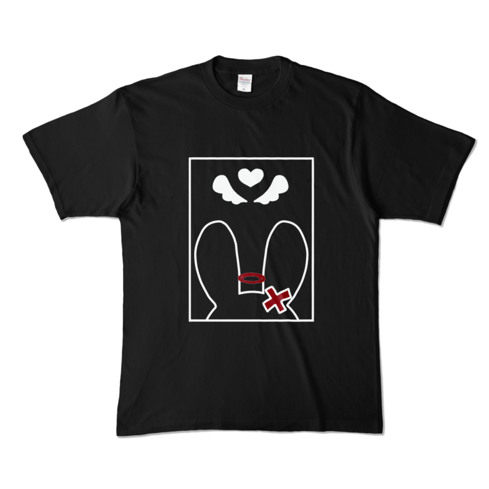 カラーTシャツ - XL - ブラック (濃色)