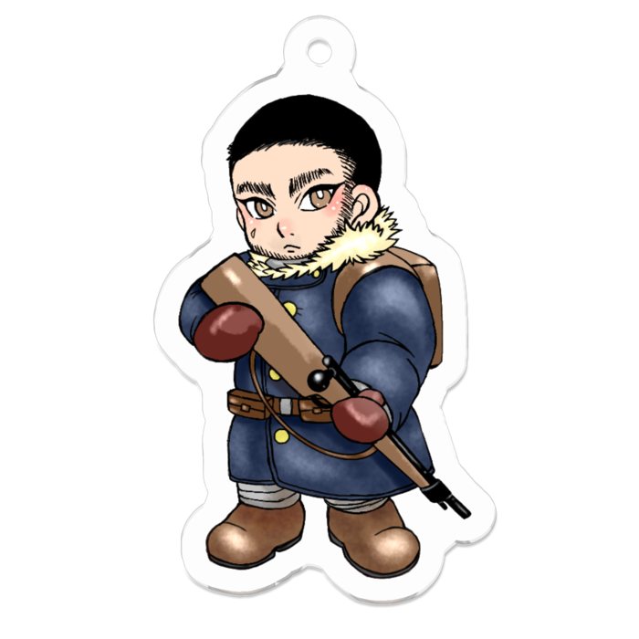 アクリルキーホルダー - 50 x 50 (mm)