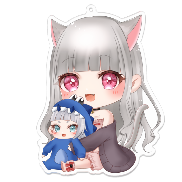 アクリルキーホルダー - 100 x 100 (mm)