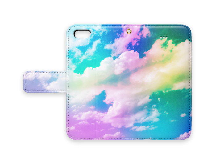 手帳型iPhoneケース - iPhone 5 / 5s / SE - ストラップ穴 あり