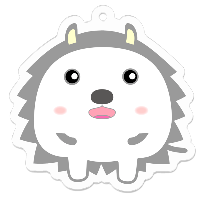 アクリルキーホルダー - 50 x 50 (mm)