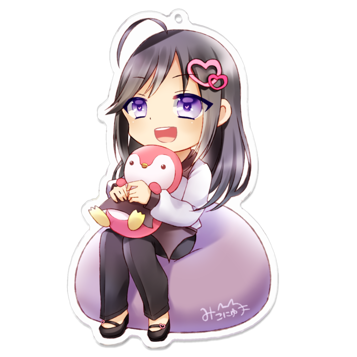 アクリルキーホルダー（コーティング） - 100 x 100 (mm)