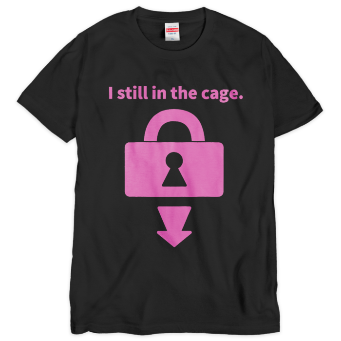 シルクスクリーン -ブラック＆ピンク- XLサイズ