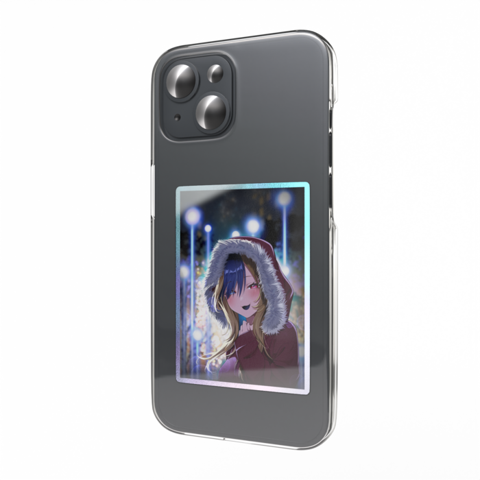 オーロラスマホステッカー - 縦