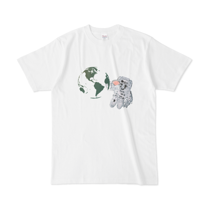 白Tシャツ - L - 正面