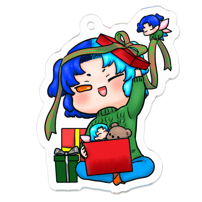 アクリルキーホルダー - 50 x 50 (mm)