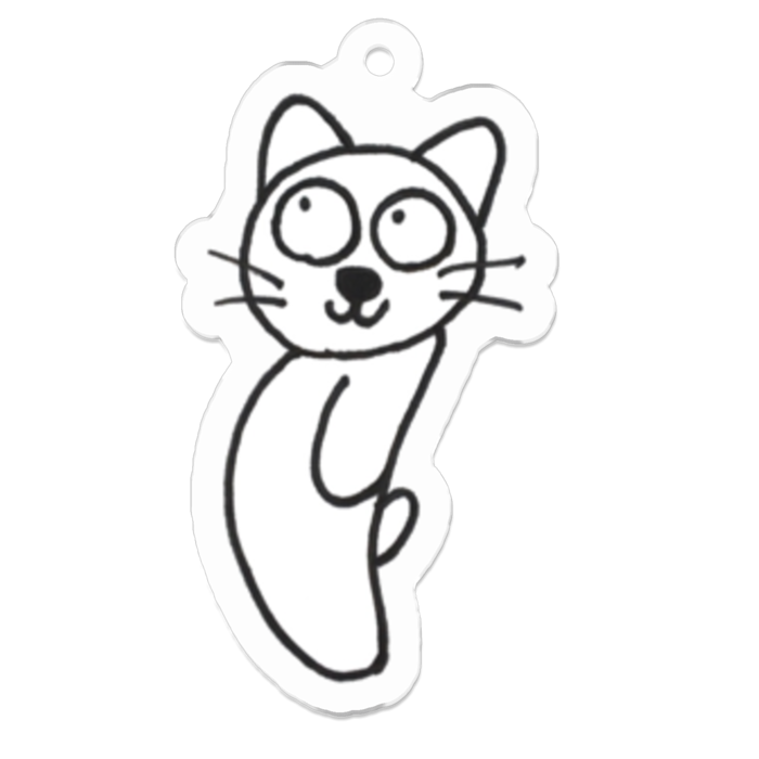 アクリルキーホルダー - 50 x 50 (mm)