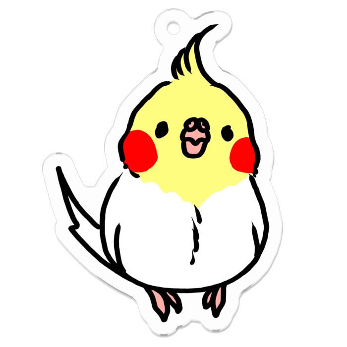 アクリルキーホルダー - 50 x 50 (mm)