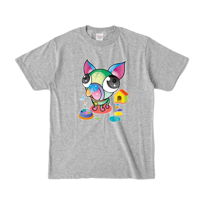 カラーTシャツ - S - 杢グレー (濃色)