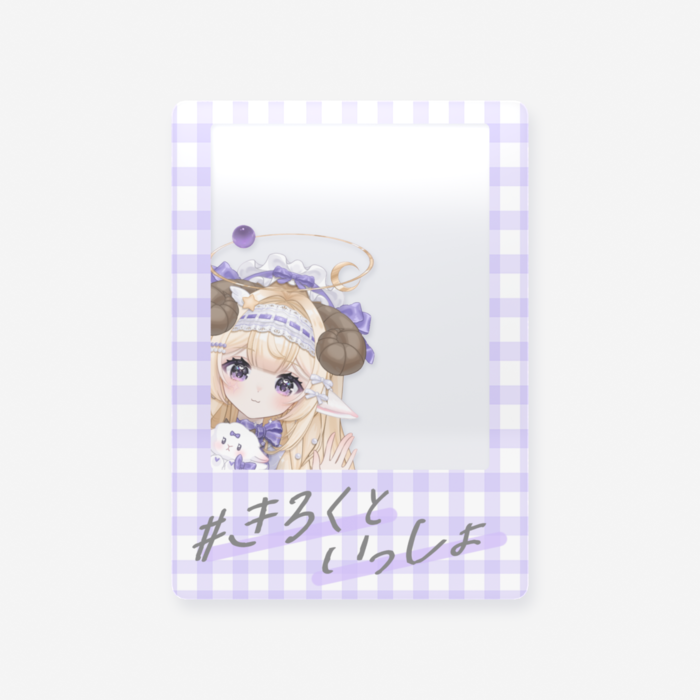 ✧ チェック柄（63 × 88mm）